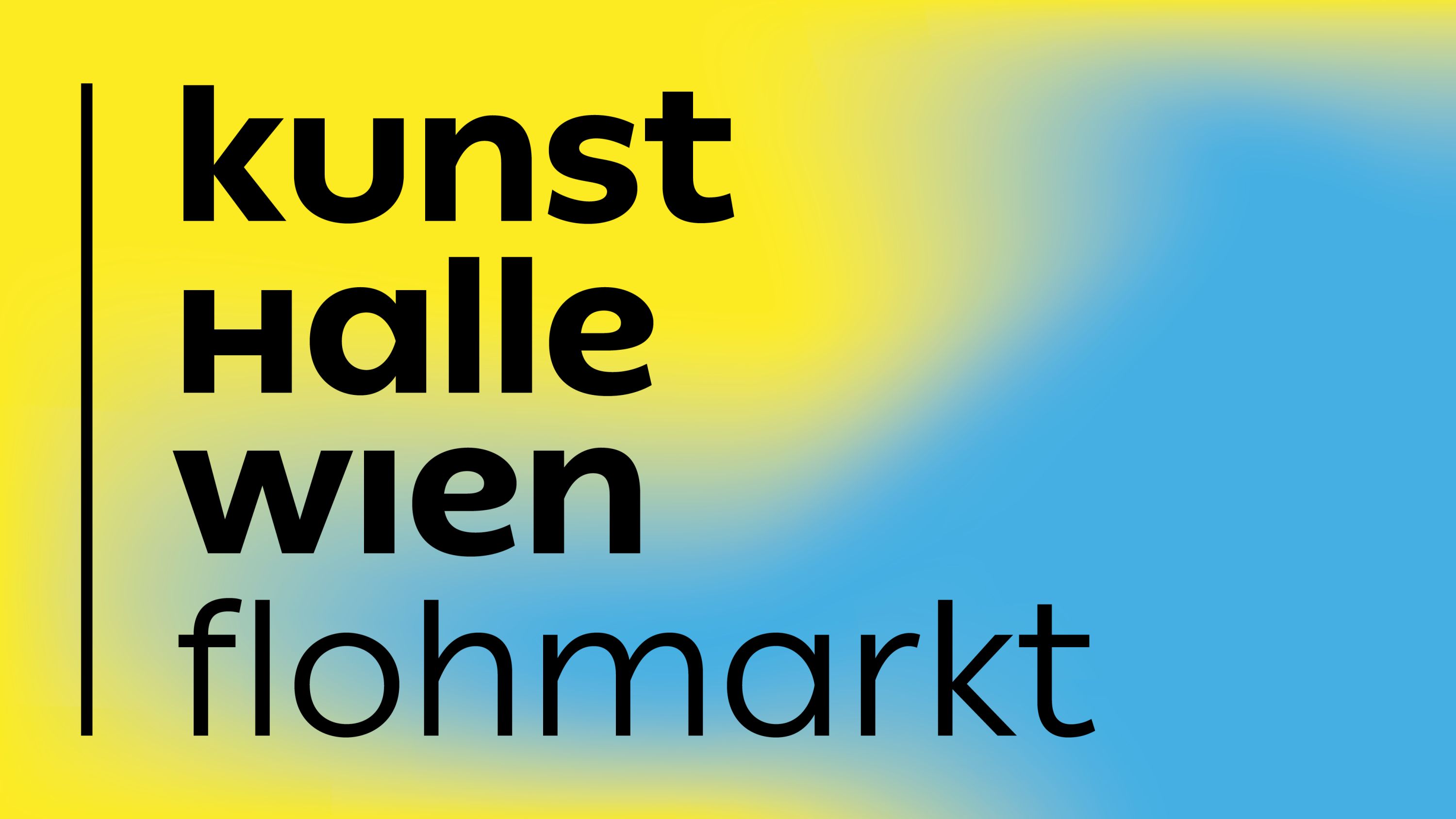 Textgrafik Kunsthalle Wien Flohmarkt