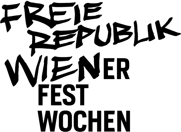 Logo mit Text: Freie Republik Wiener Festwochen